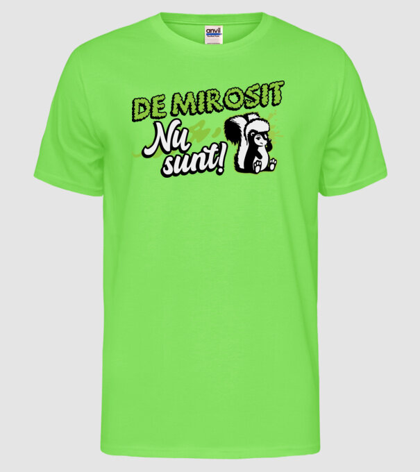 De mirosit nu sunt model verde neon pe tricou