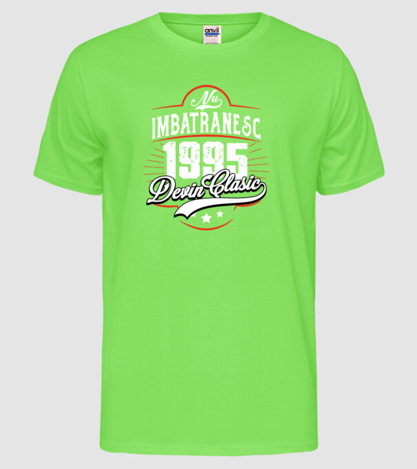 Devin Clasic - 1995 model verde neon pe tricou