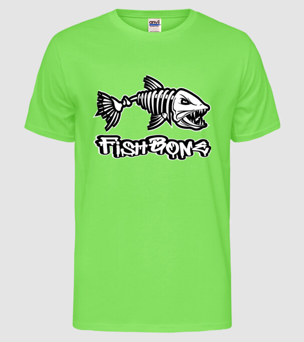 Graffiti model verde neon pe tricou