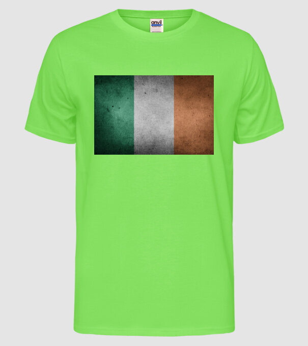 IRELAND model verde neon pe tricou