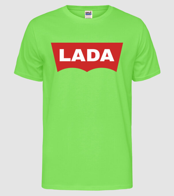 Lada Levis model verde neon pe tricou