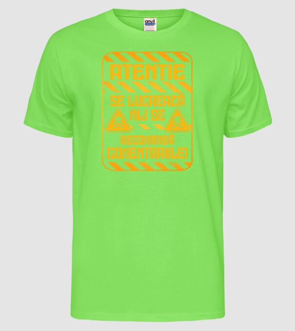 Nu se recomandă comentariile model verde neon pe tricou