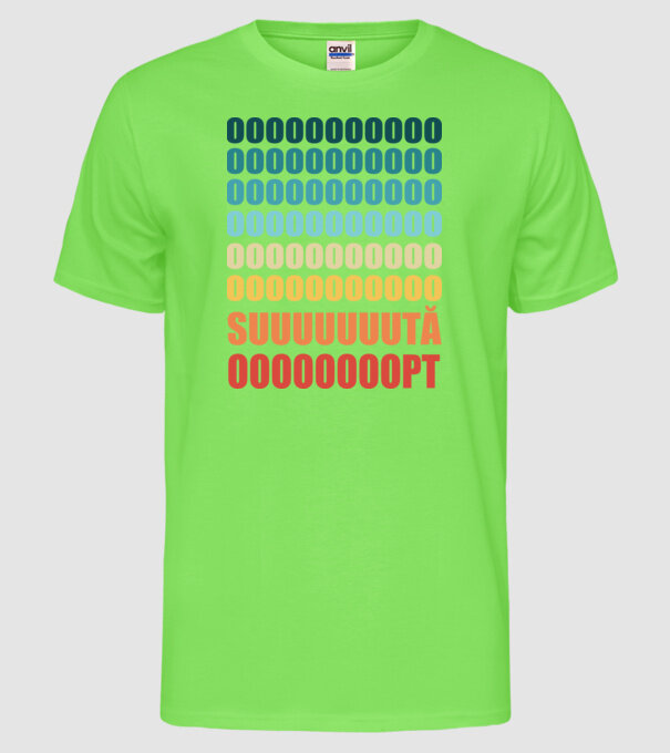 Oooooo suuută oooopt  model verde neon pe tricou