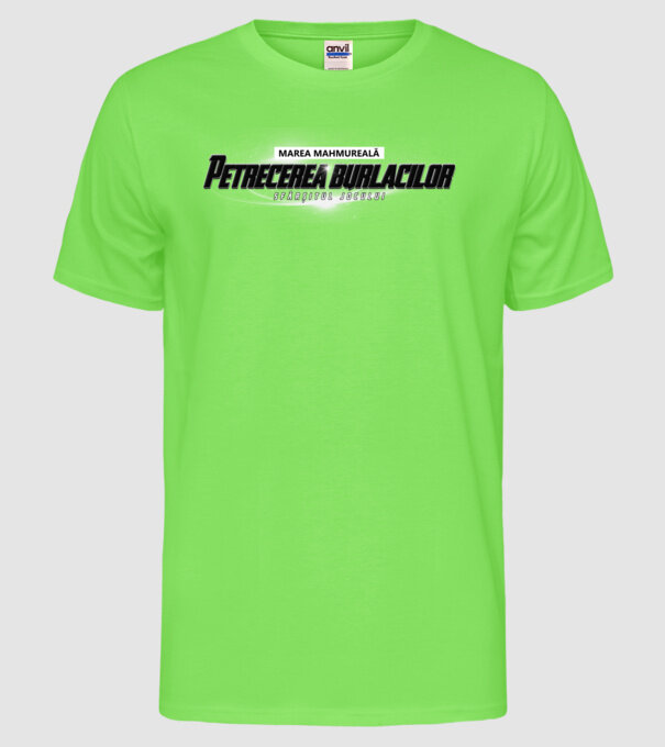 Petrecere de burlac Sfârșitul jocului model verde neon pe tricou