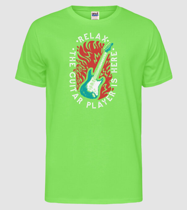 Relax model verde neon pe tricou