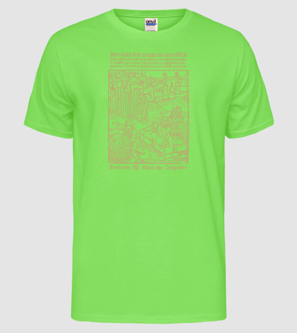 România Dracula model verde neon pe tricou