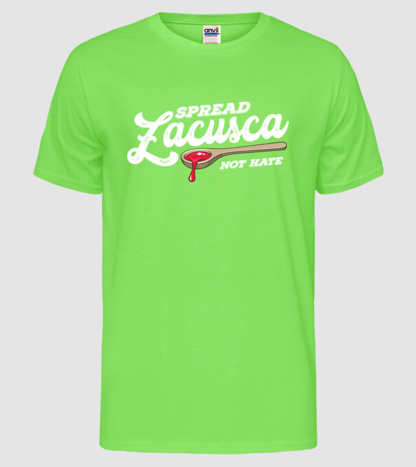 România Zacusca model verde neon pe tricou