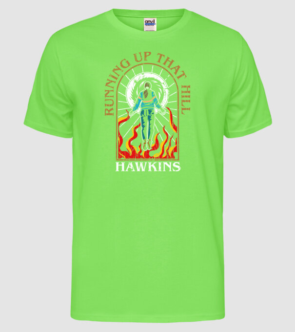 RUTH model verde neon pe tricou