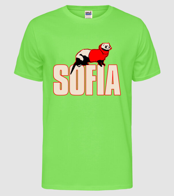 sofia la casa de papel model verde neon pe tricou