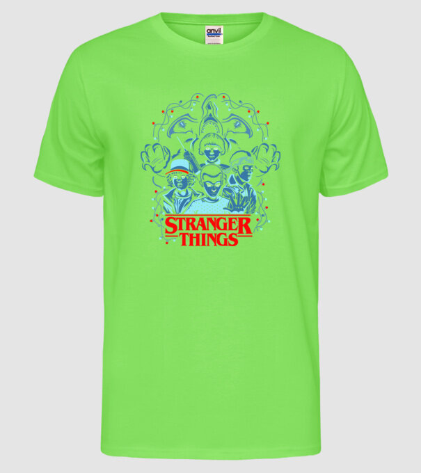 ST model verde neon pe tricou