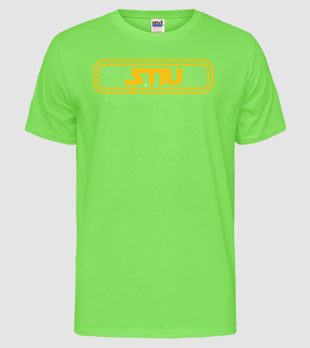 Starwars couple shirt model verde neon pe tricou