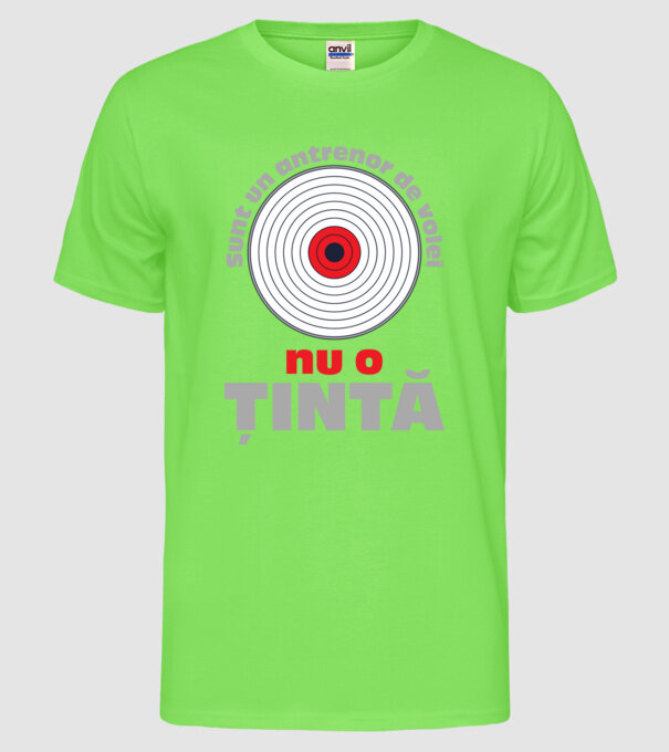 Sunt un antrenor de volei, nu o țintă model verde neon pe tricou