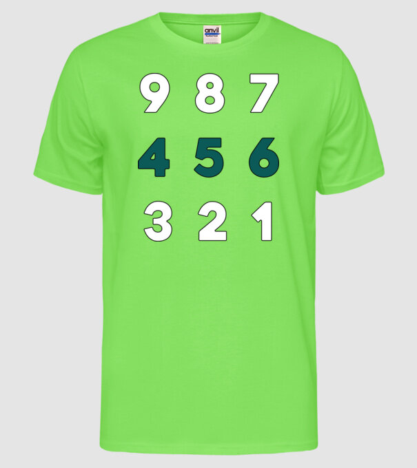 suqid game players model verde neon pe tricou