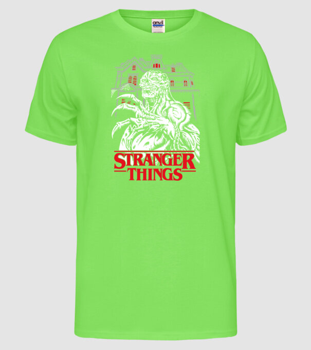 vecna model verde neon pe tricou