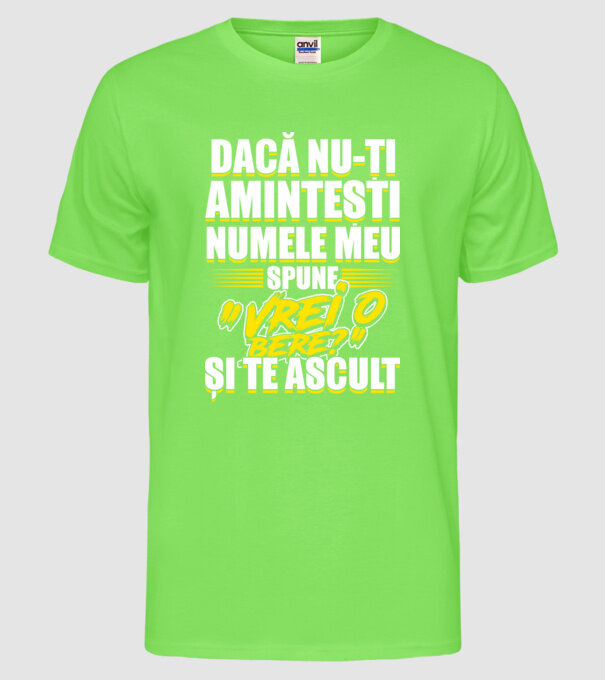 Dacă nu-ți amintești numele meu, spune