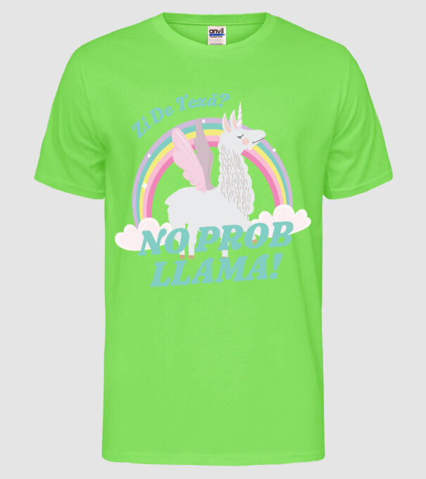 zi de teză? Mai bine mâine... model verde neon pe tricou
