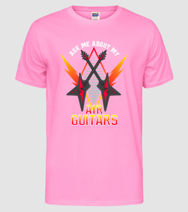Ask me about model roz neon pe tricou