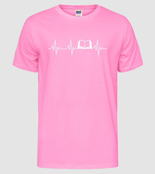 book ekg model roz neon pe tricou
