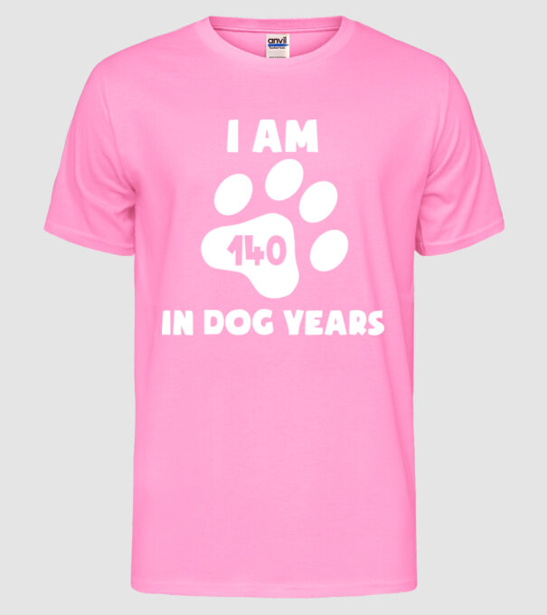 Dog Year - 140 model roz neon pe tricou