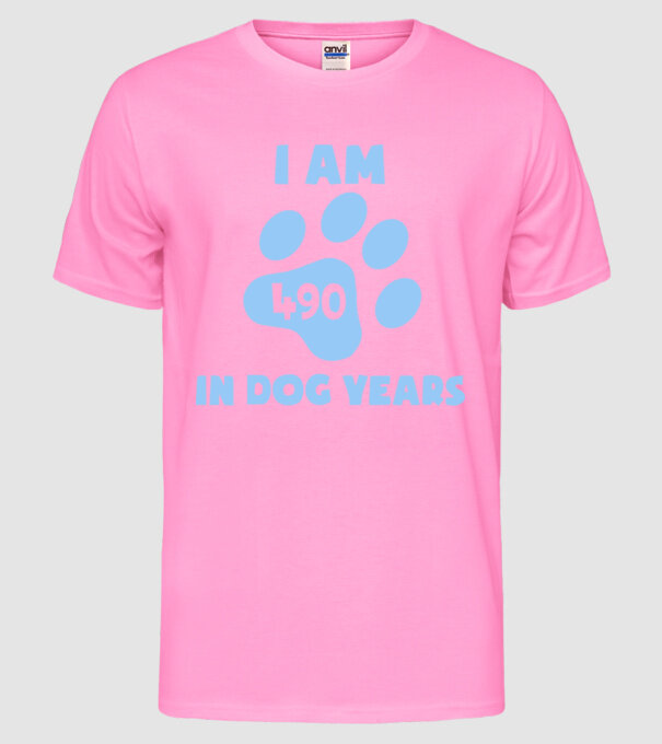 Dog Year - 490 model roz neon pe tricou