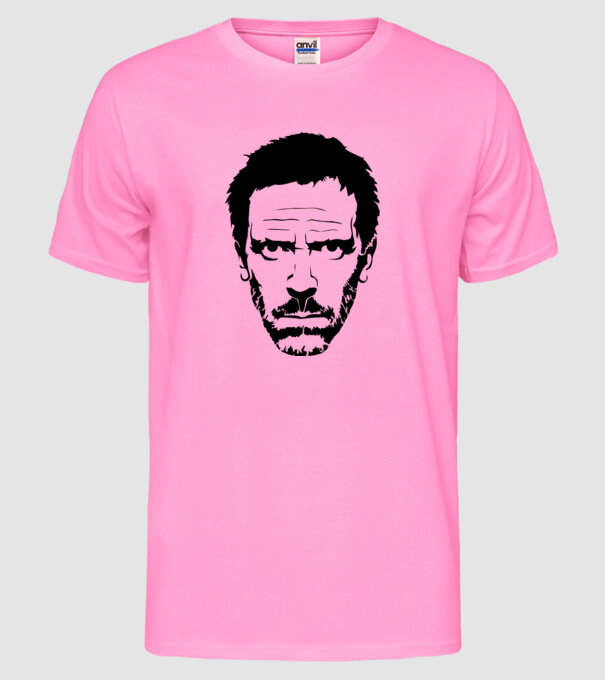 dr. house model roz neon pe tricou