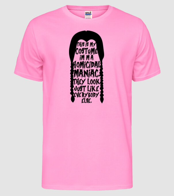 Acesta este costumul meu model roz neon pe tricou