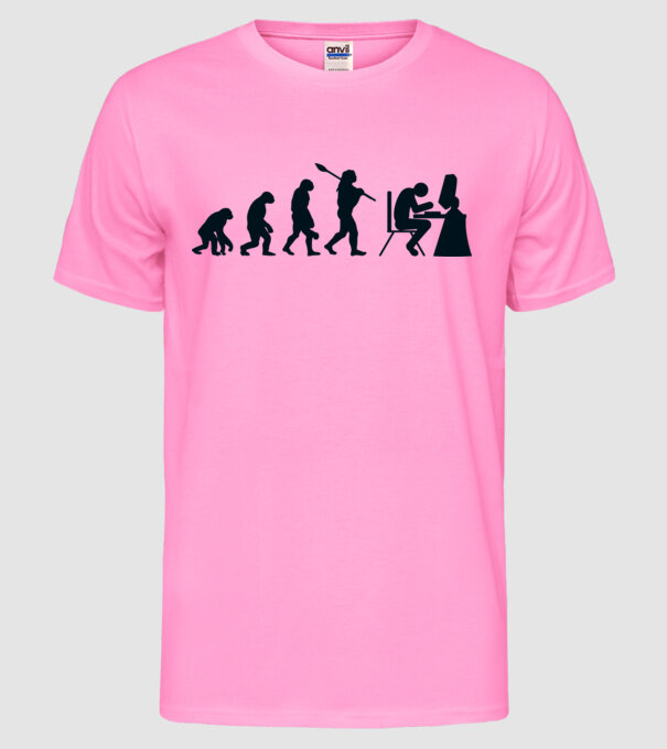 Game evolution model roz neon pe tricou