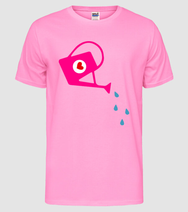 Cană de stropit model roz neon pe tricou