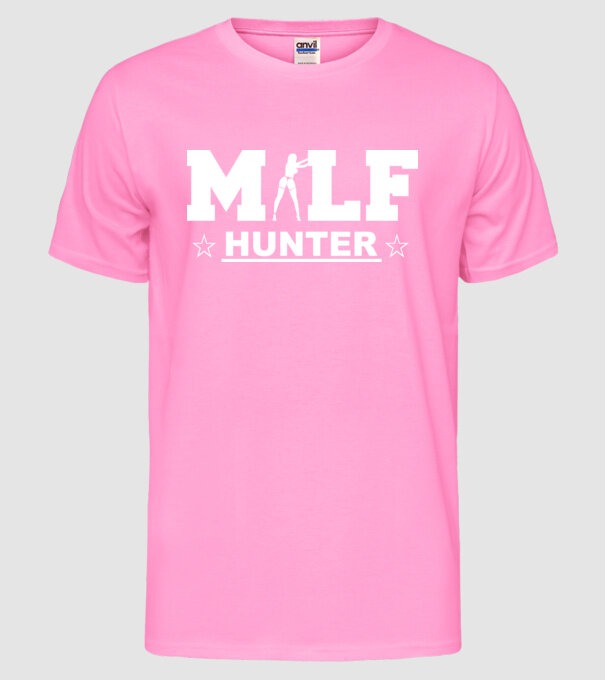 Milf model roz neon pe tricou