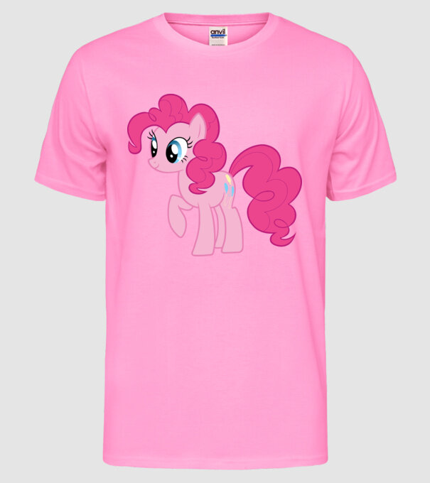 Pinkie Pie model roz neon pe tricou