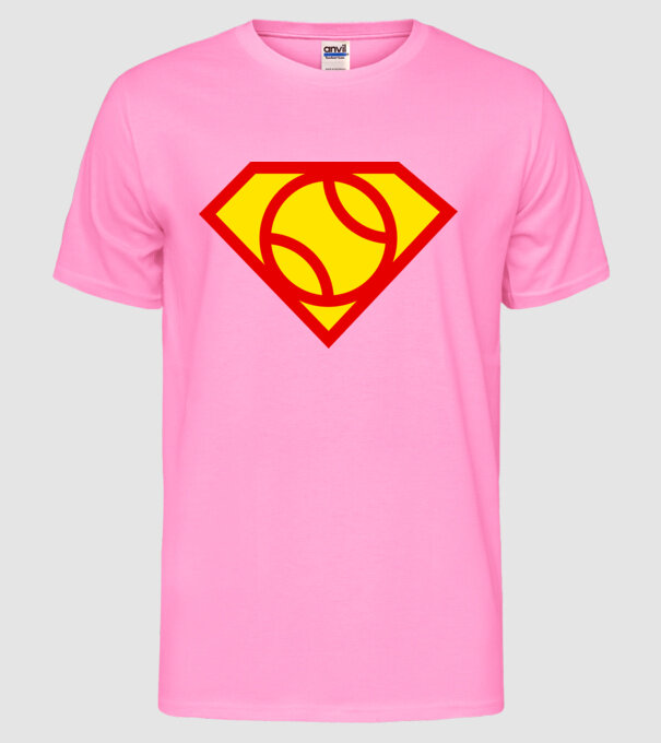 Supersportiv JUCĂTOR DE TENIS model roz neon pe tricou