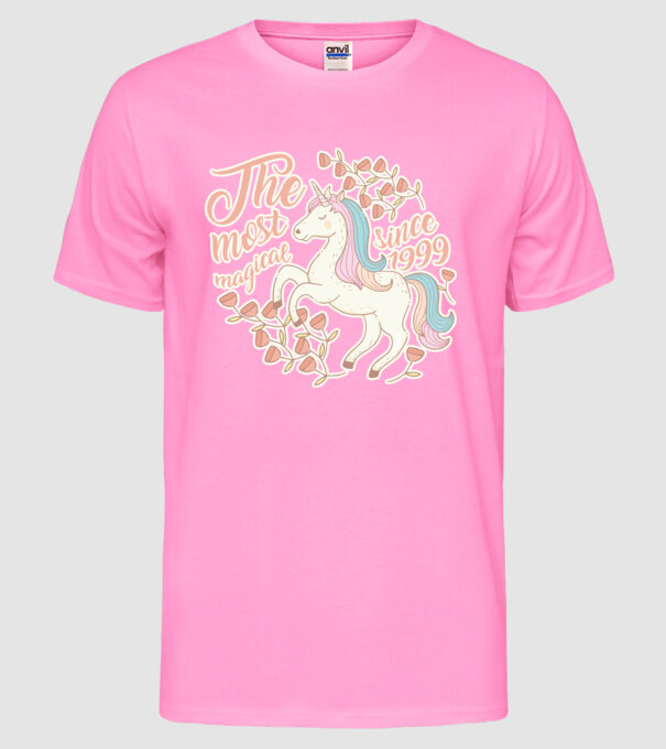 The most magical unicorn 1999 model roz neon pe tricou