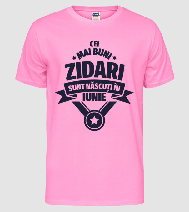 Cei mai buni zidari sunt născuți în Iunie model roz neon pe tricou