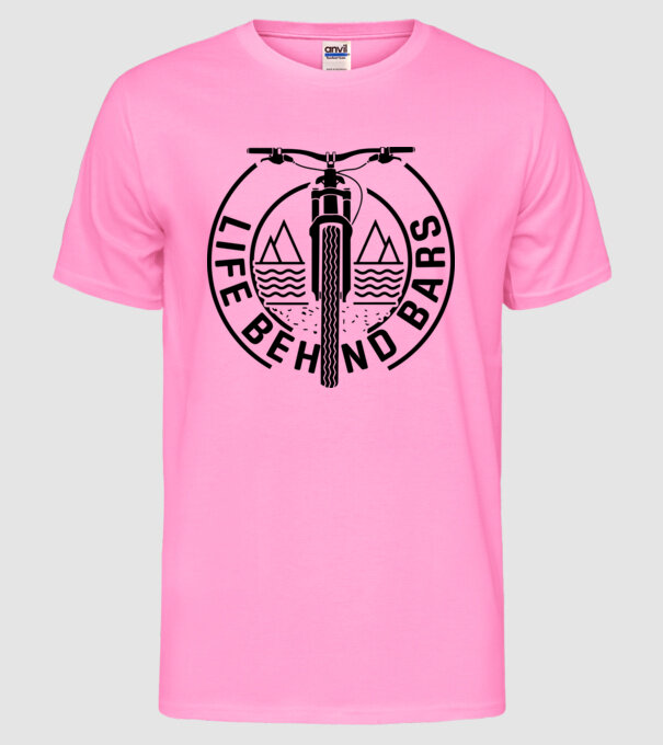 Life behind bars model roz neon pe tricou