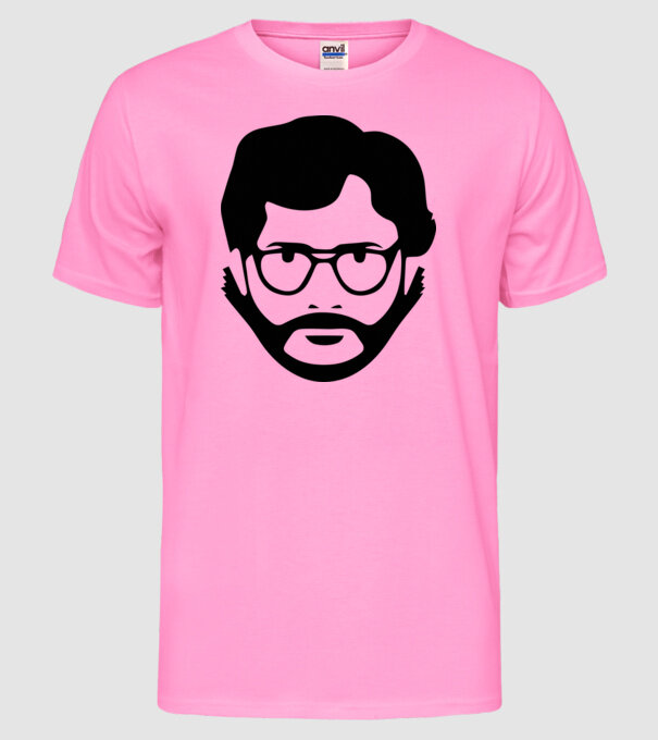 professor simple model roz neon pe tricou