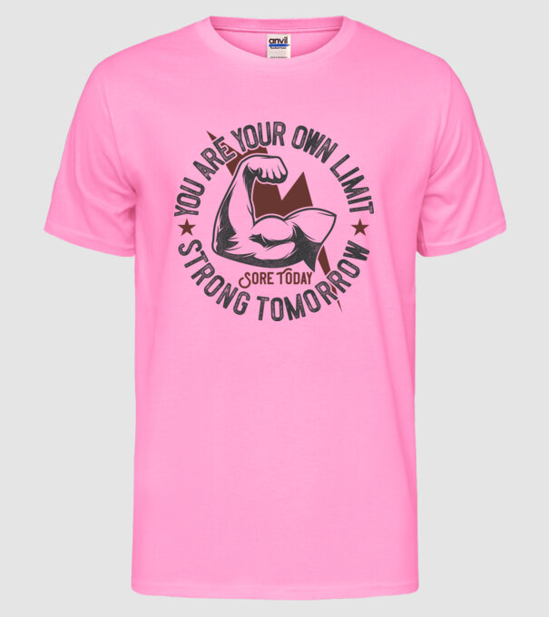 Sore Today model roz neon pe tricou