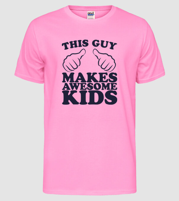 this guy makes awesome kids model roz neon pe tricou
