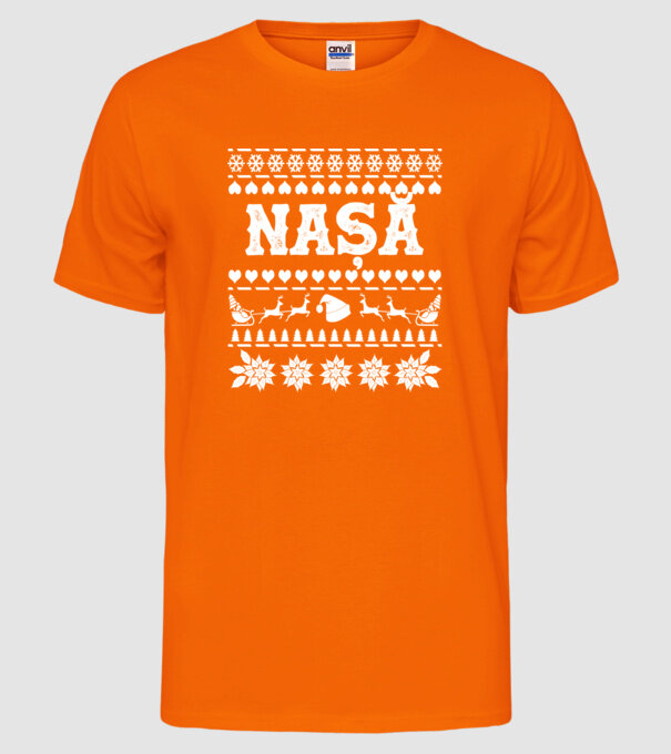 Nașă model portocaliu neon pe tricou