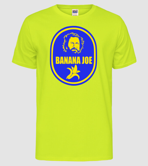 Banana Joe model galben neon pe tricou