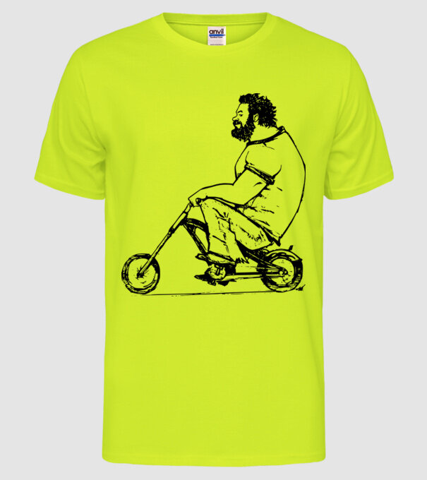 Bud Spencer Retro model galben neon pe tricou