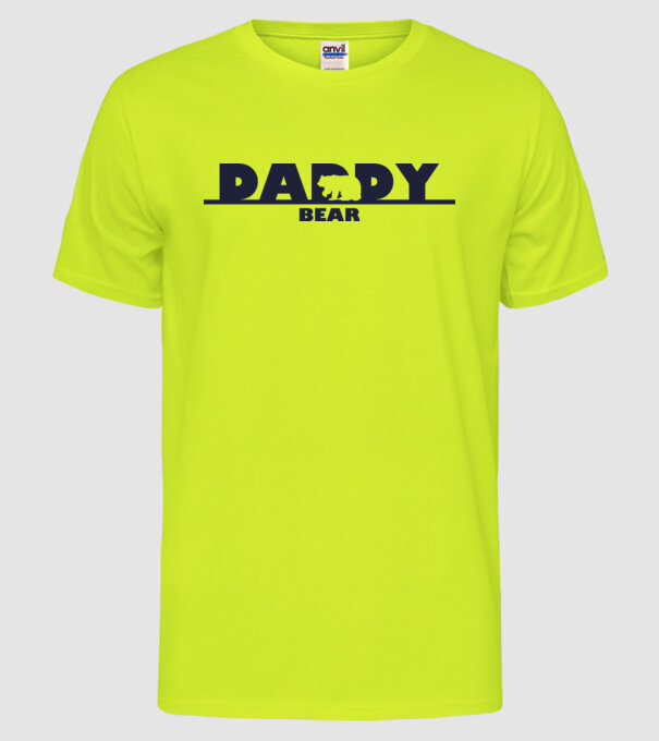 model galben neon pe tricou