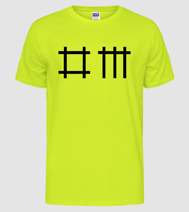 depeche mode model galben neon pe tricou
