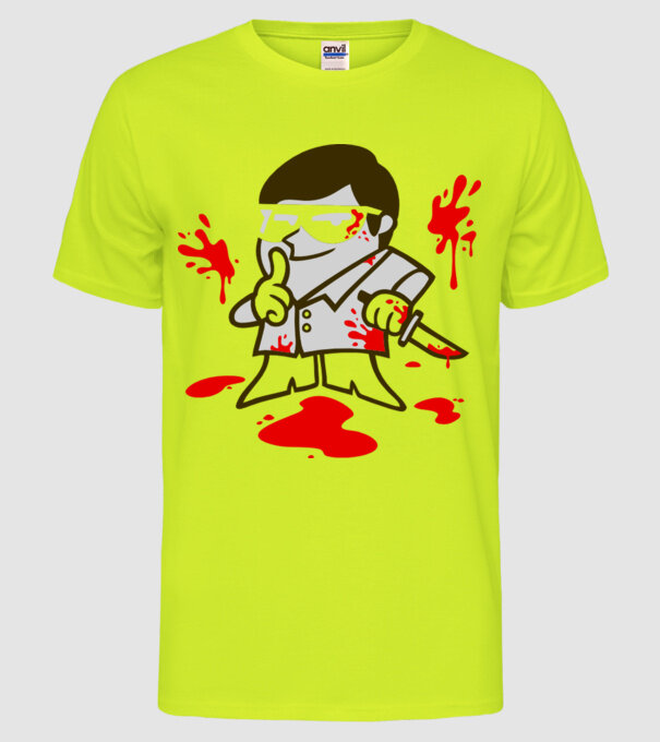 Dexter Morgans Laboratory model galben neon pe tricou