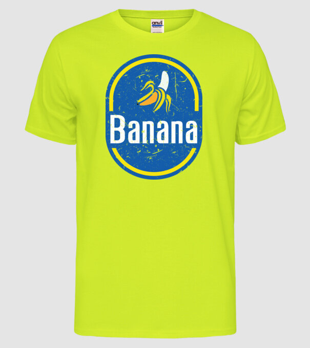 Banane carnaval model galben neon pe tricou