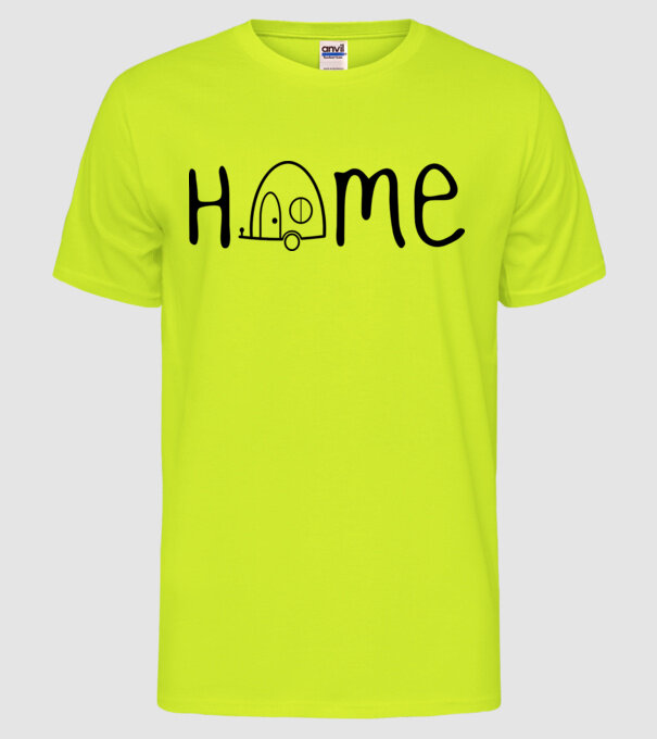Home model galben neon pe tricou