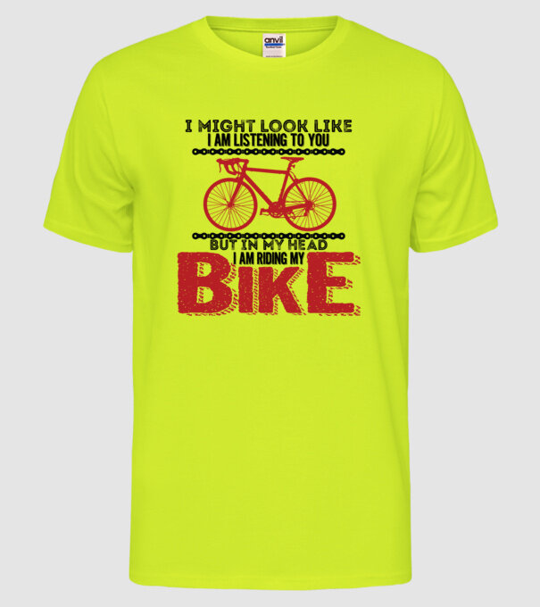 I might look like model galben neon pe tricou