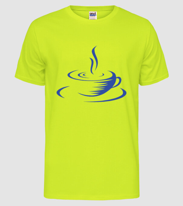 cană cafea model galben neon pe tricou