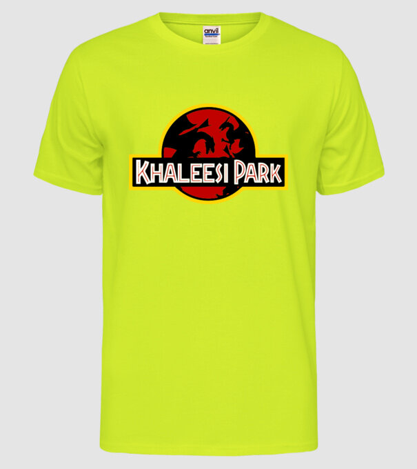 Khaleesi Park model galben neon pe tricou