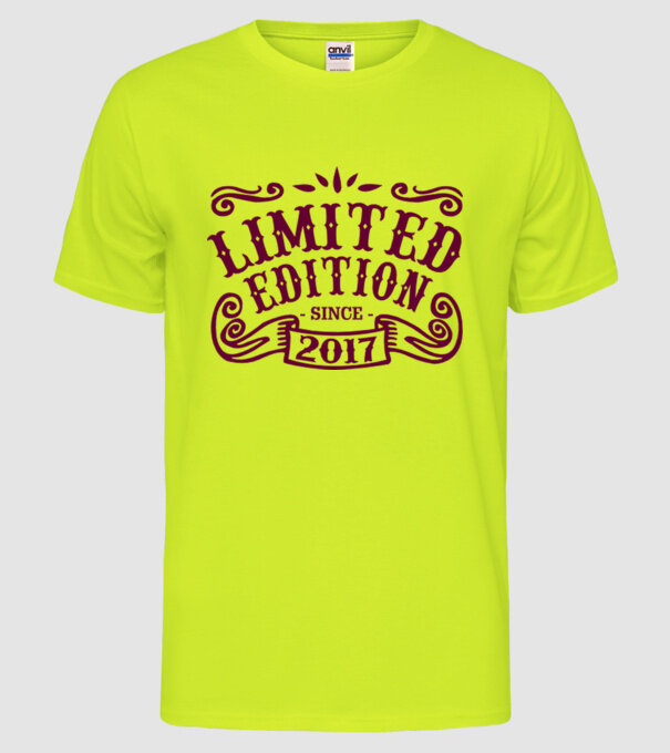 Limited edition 2017 model galben neon pe tricou