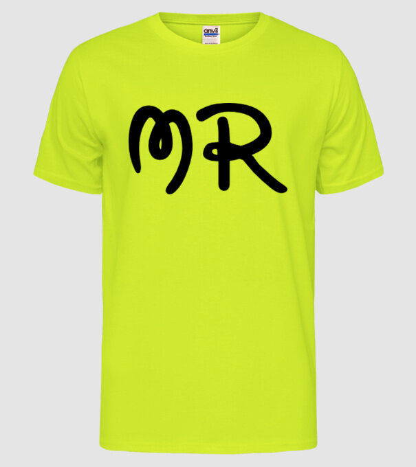 Mr model galben neon pe tricou